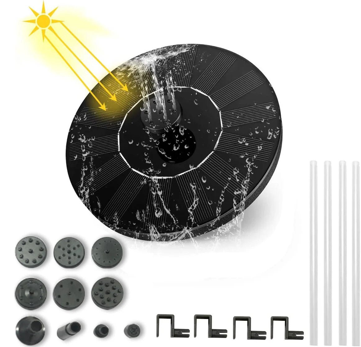 LAST DAY 49% OFF🔥Solar-Powered Bird Fountain Kit