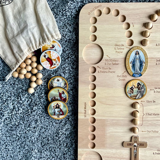 DJIWJDCDA ⏰Last Day Promotion 49% OFF⏰Wooden Rosary Board(BUY 2 FREE SHIPPING)