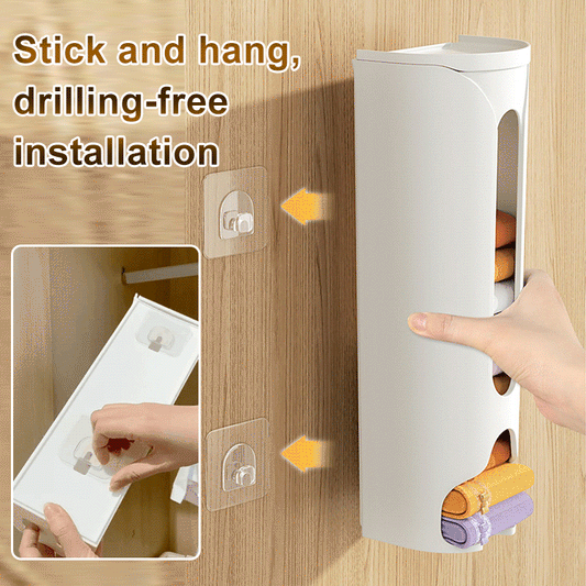 DJIWJDCDA (🔥Last Day Promotion- 50% OFF) Wall Mounted Socks Panties Storage Box