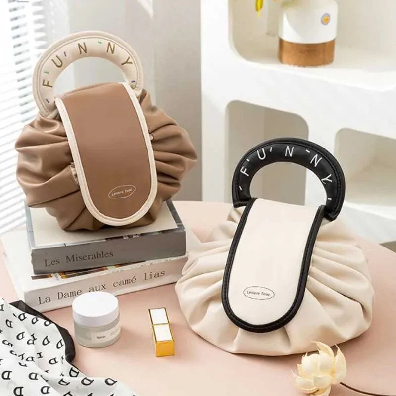DJIWJDCDA ✨Lazy Drawstring Makeup Fashion Handbag