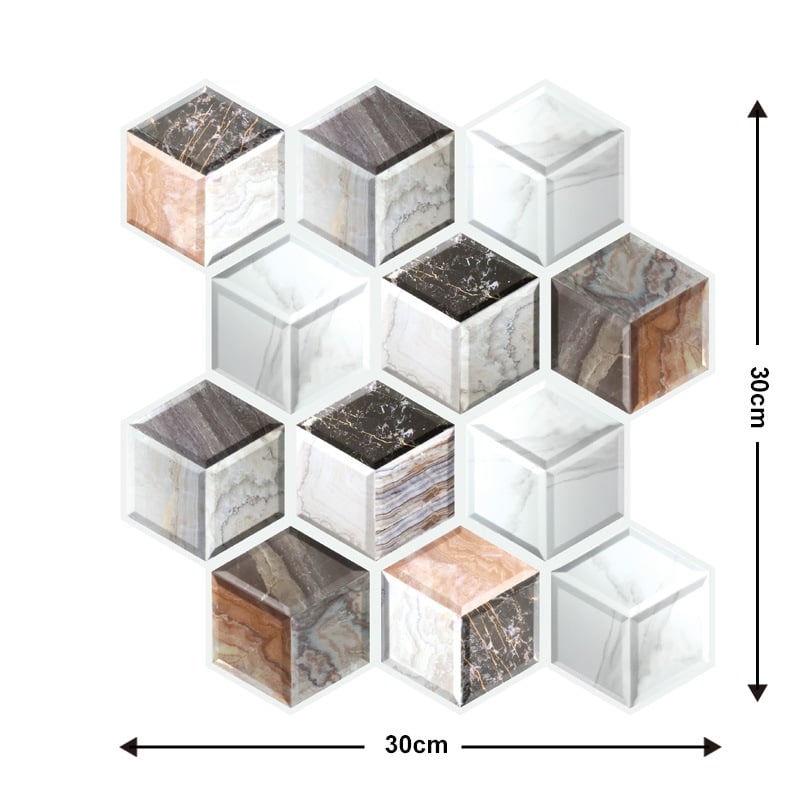 DJIWJDCDA 3D Peel and Stick Wall Tiles