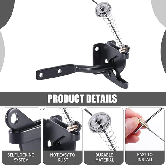 Self Locking Fence Gate Latch Carbon Steel