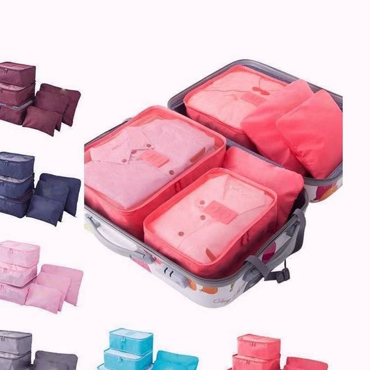 DJIWJDCDA ✈6 pieces portable luggage packing cubes🧳