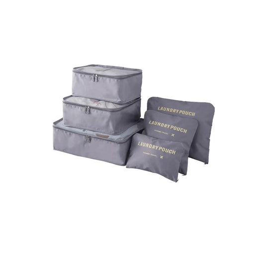 DJIWJDCDA ✈6 pieces portable luggage packing cubes🧳