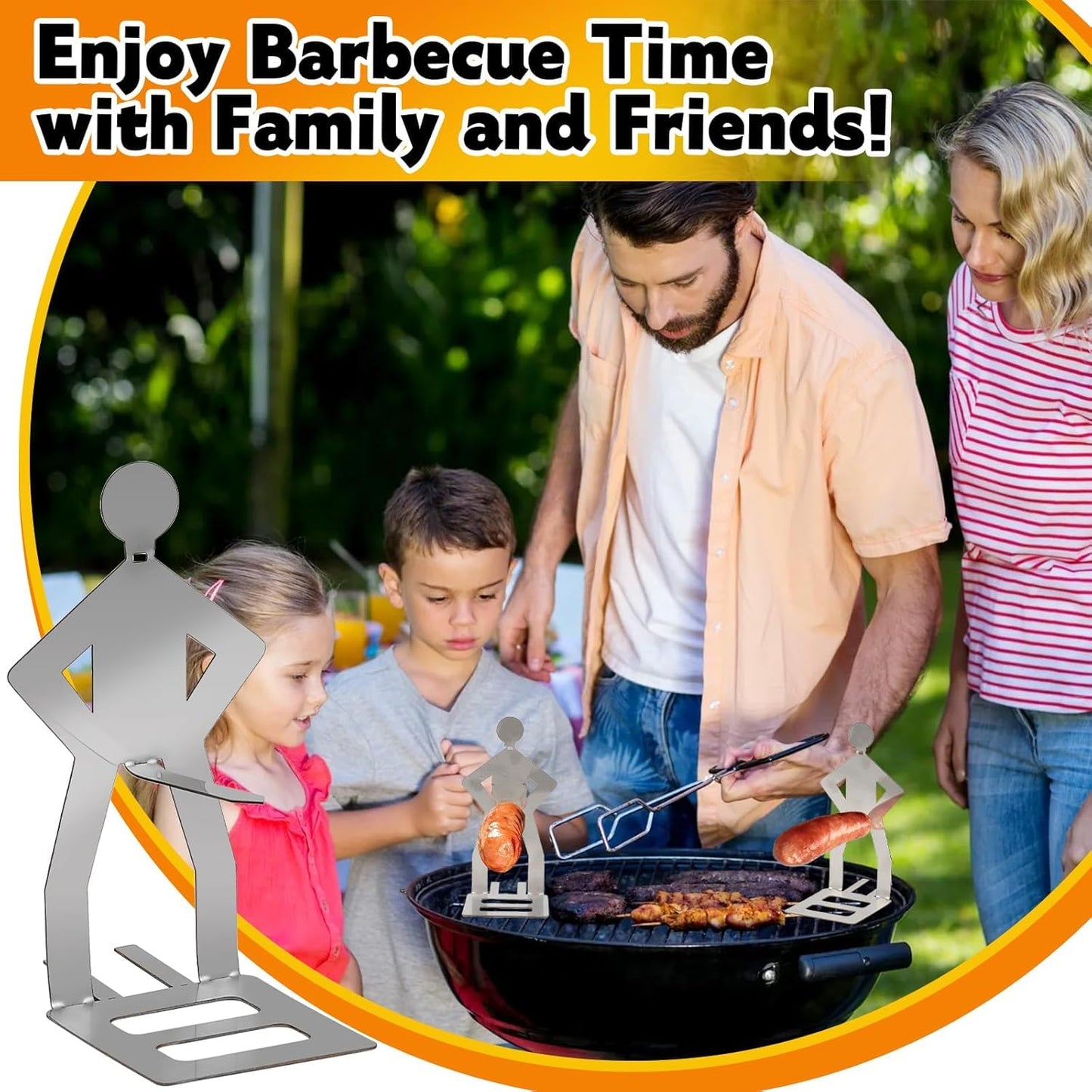 Stainless Steel BBQ Sausage Holder