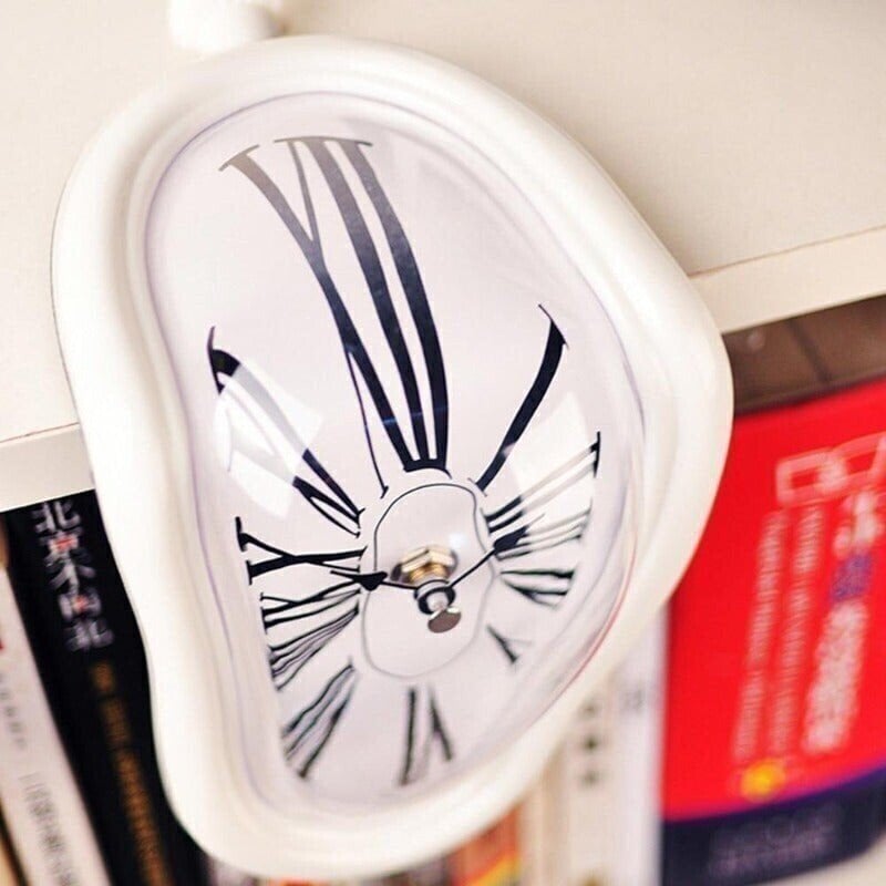 DJIWJDCDA Decorative Melting Clock