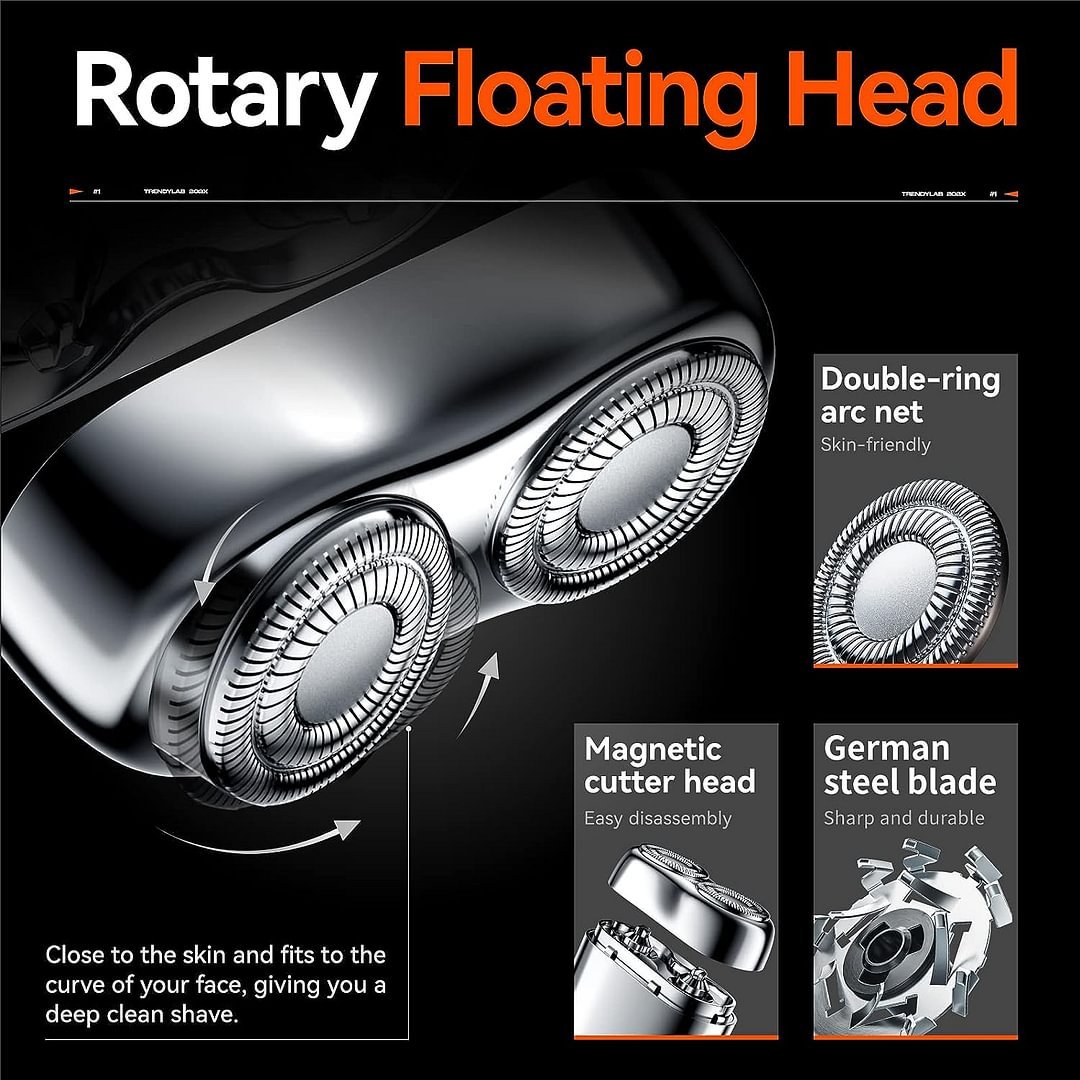 DJIWJDCDA 2023 New Upgrade Pocket Shaver USB Mini Shavers for Men Rechargeable Waterproof Compact Electric Razor for Home, Car, Travel