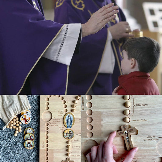 DJIWJDCDA ⏰Last Day Promotion 49% OFF⏰Wooden Rosary Board（BUY 2 FREE SHIPPING）