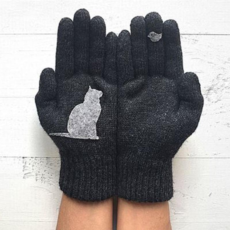 DJIWJDCDA 🔥Last Day 50% OFF🔥Cat Fan Cotton Gloves