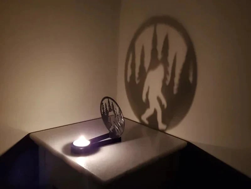 DJIWJDCDA 🎃Halloween 11 Devil's Shadow Candelabra