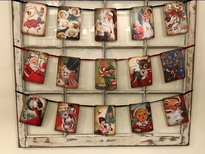 DJIWJDCDA 🎅Vintage Style Christmas Banner