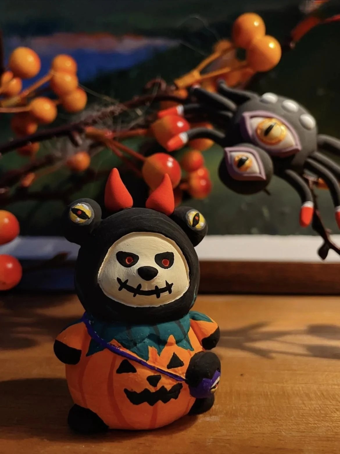 DJIWJDCDA 🎁Improve Hands-On Skills-DIY Graffiti  Plaster Bear