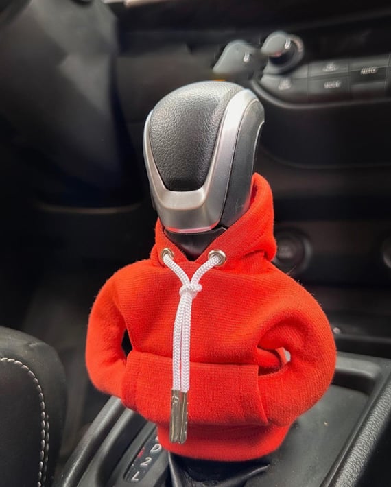 DJIWJDCDA Hoodie Car Gear Shift Cover
