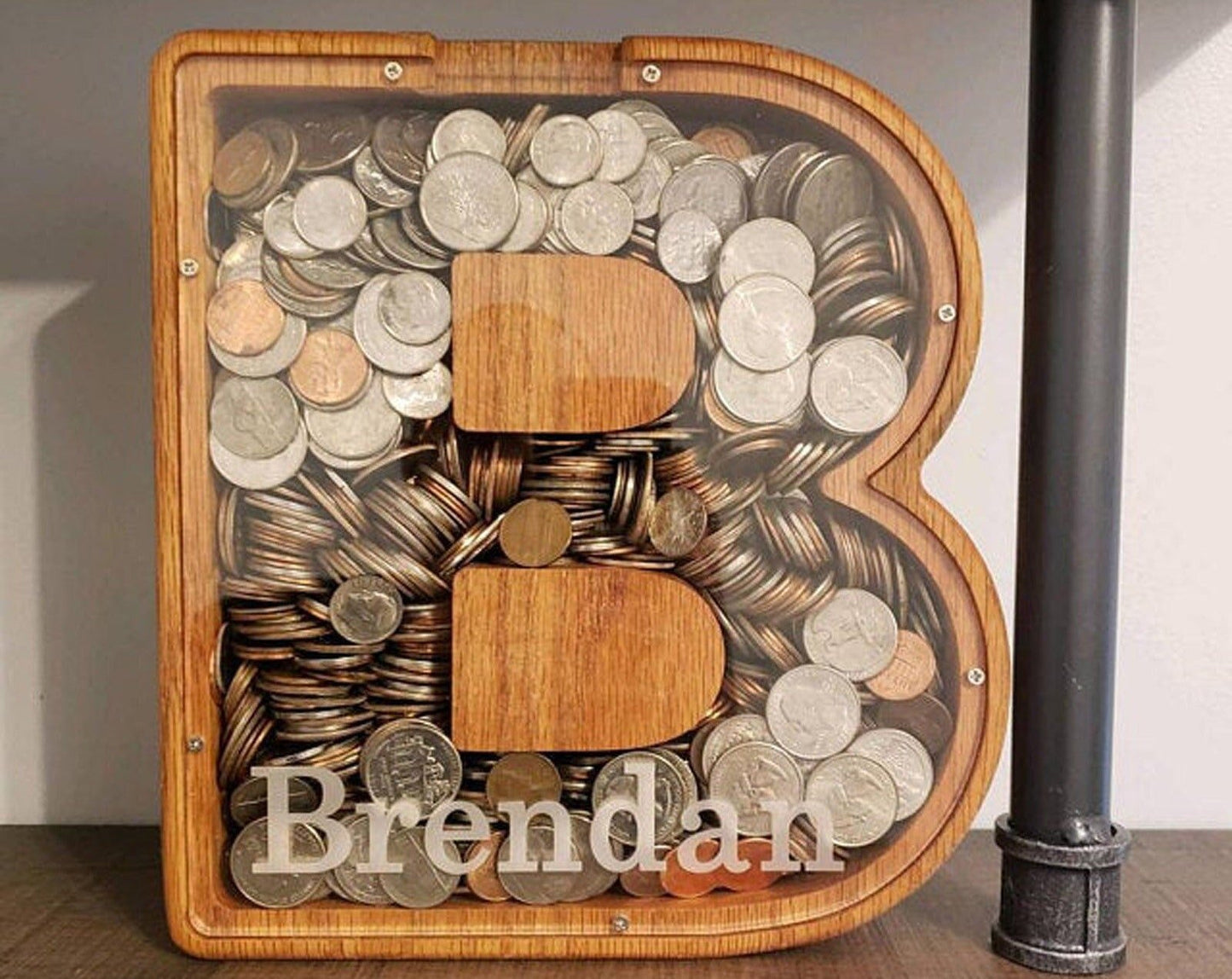 💰Personalized Large Wooden Kids Letter Piggy Bank | Best Christmas Gift🎁
