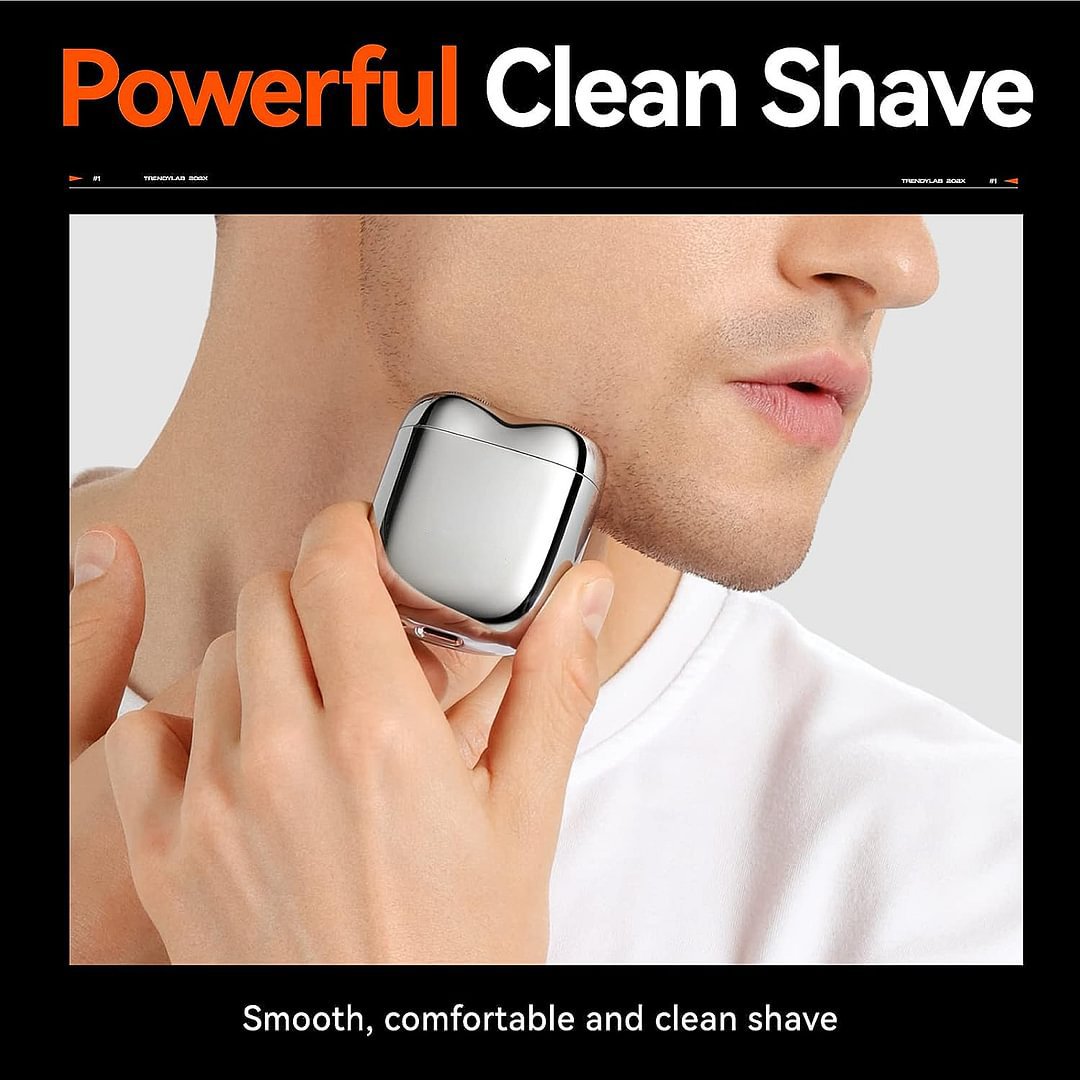 DJIWJDCDA 2023 New Upgrade Pocket Shaver USB Mini Shavers for Men Rechargeable Waterproof Compact Electric Razor for Home, Car, Travel