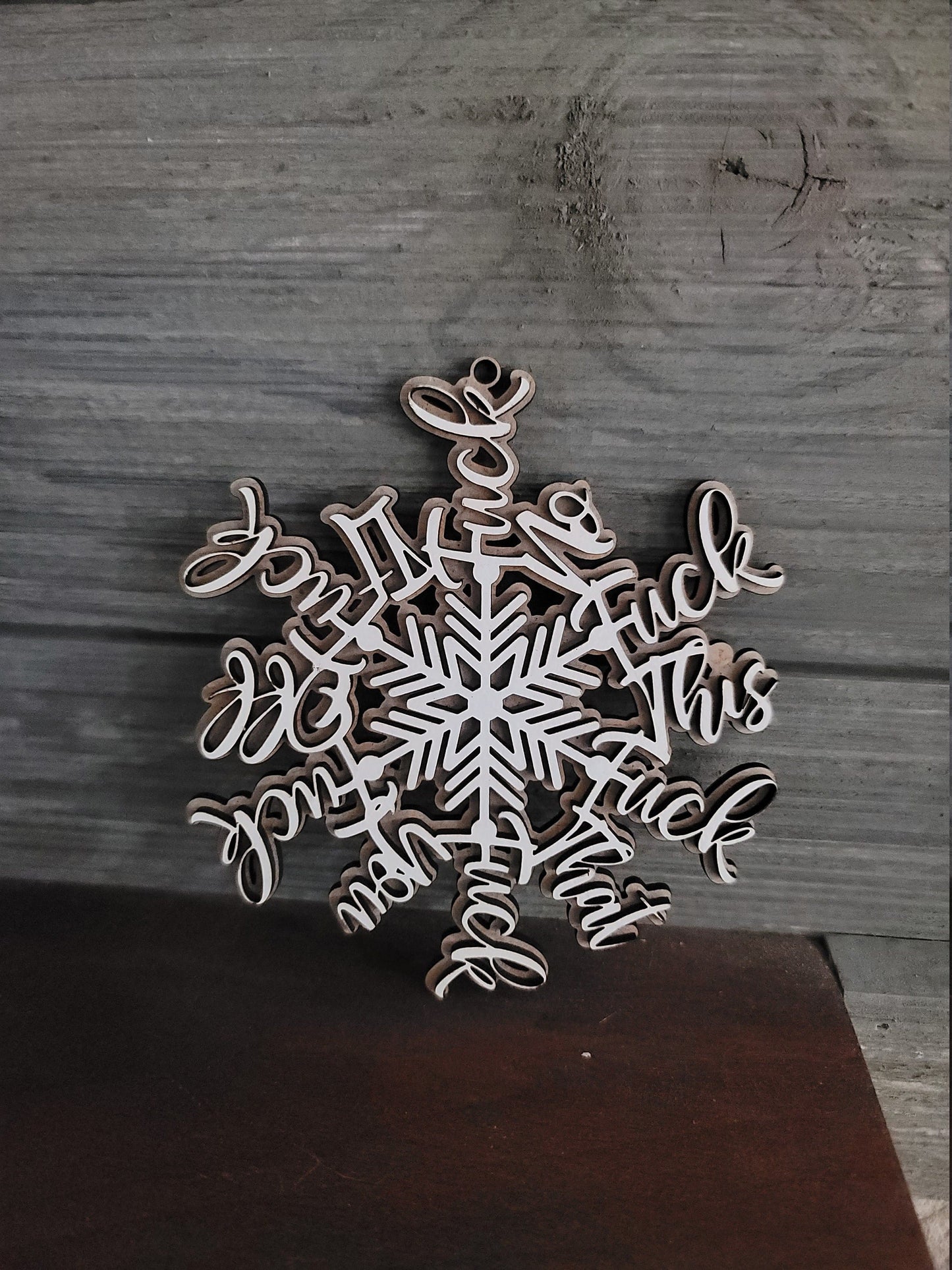 DJIWJDCDA Funny Christmas Ornament | Perfect ornament for annual summary