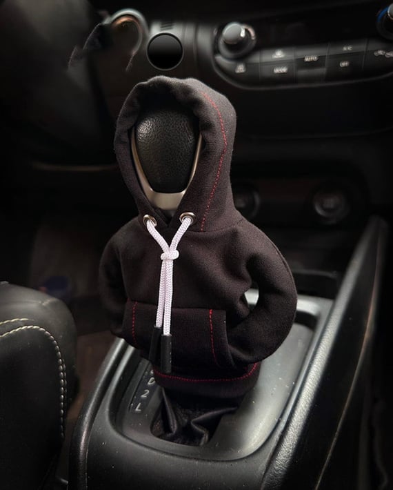 DJIWJDCDA Hoodie Car Gear Shift Cover