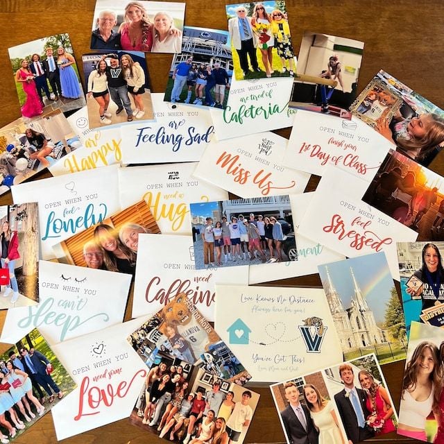 DJIWJDCDA Open When Envelopes | Packs of 16 message