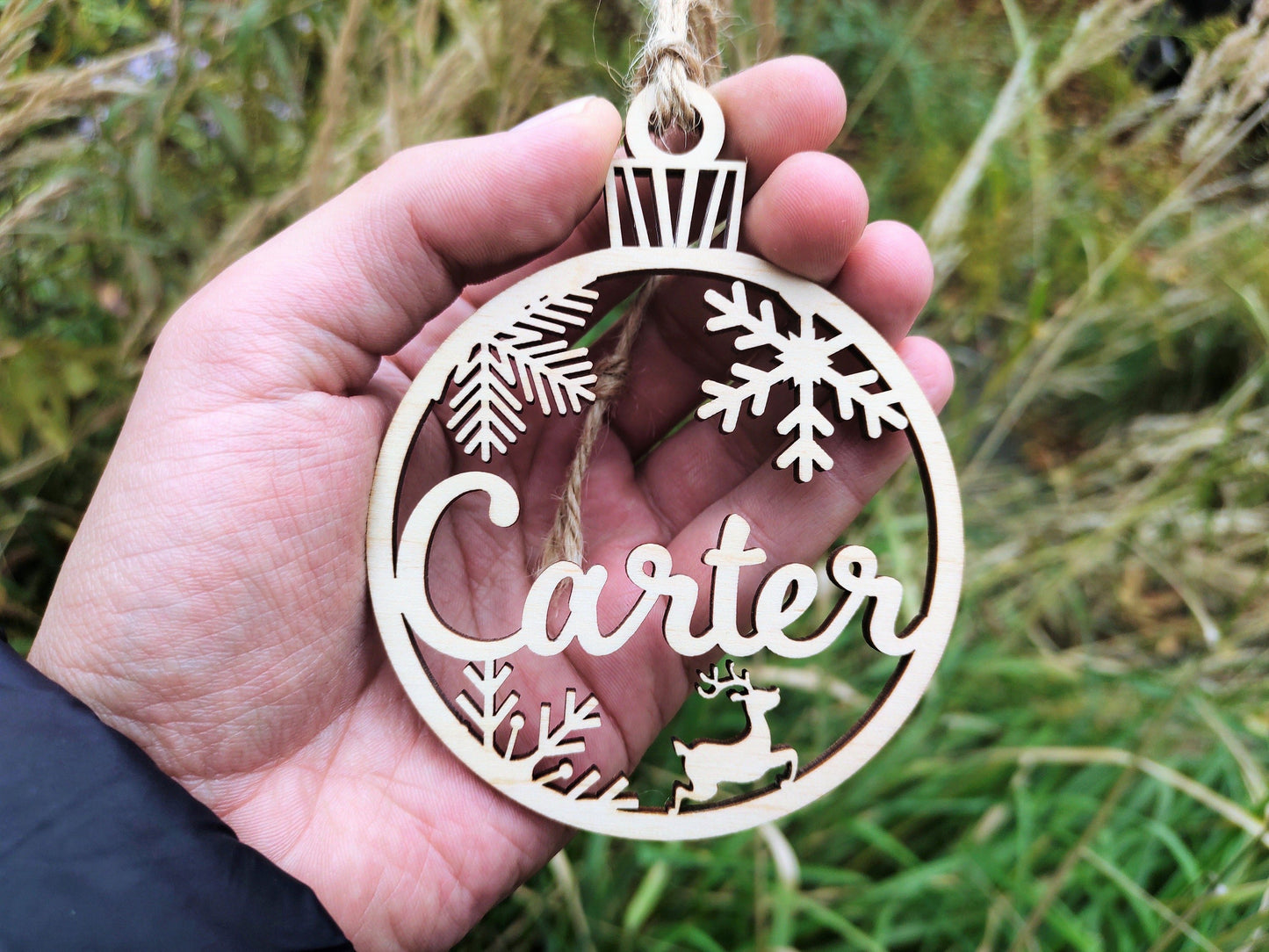 DJIWJDCDA 🎄Personalized Christmas Ornaments - perfect for every friend and family member