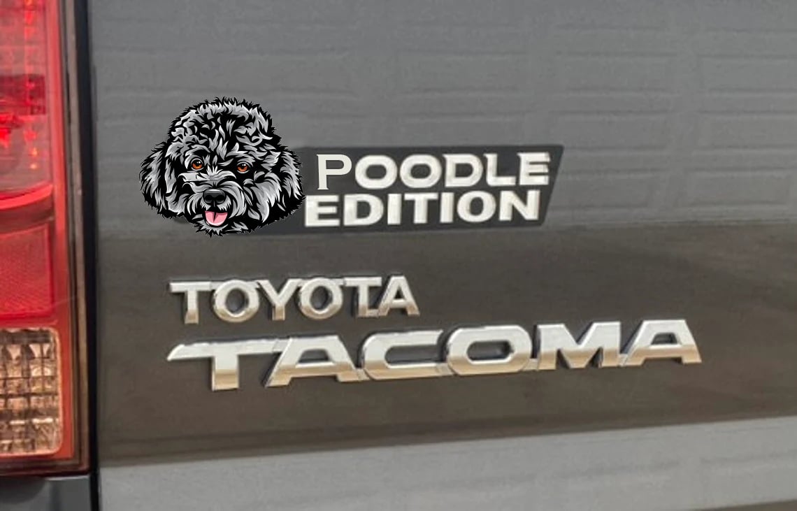 Dog Car Badge Laser Cutting Car Emblem