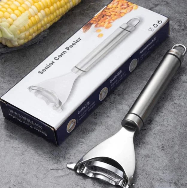 DJIWJDCDA Premium Stainless Steel Corn Peeler
