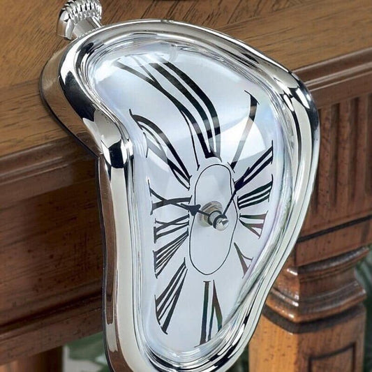 DJIWJDCDA Decorative Melting Clock