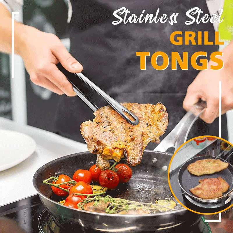 DJIWJDCDA (🔥Last day sale-50% OFF) Stainless Steel Grill Tongs