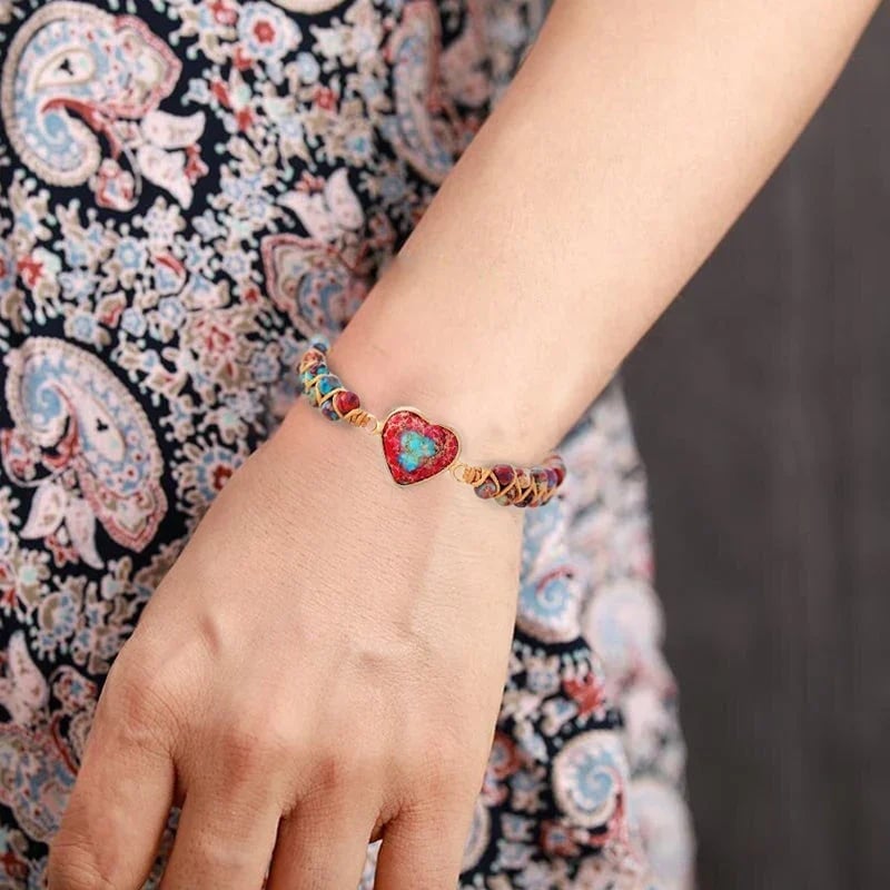 💖Passionate Heart Jasper Bracelet🎁