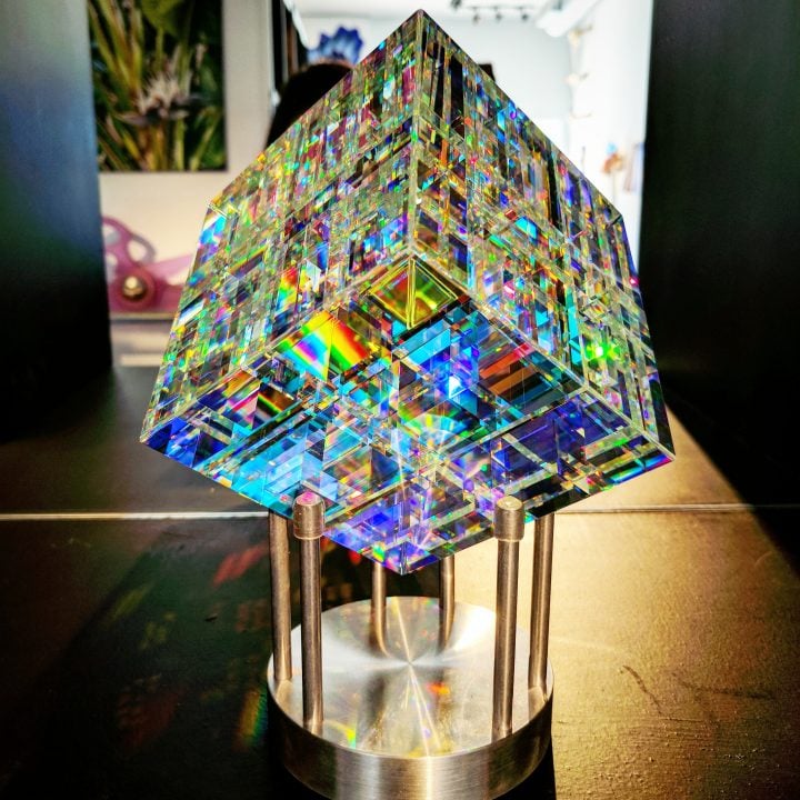 DJIWJDCDA ✨Fantasy magic chroma cube art decoration ornaments