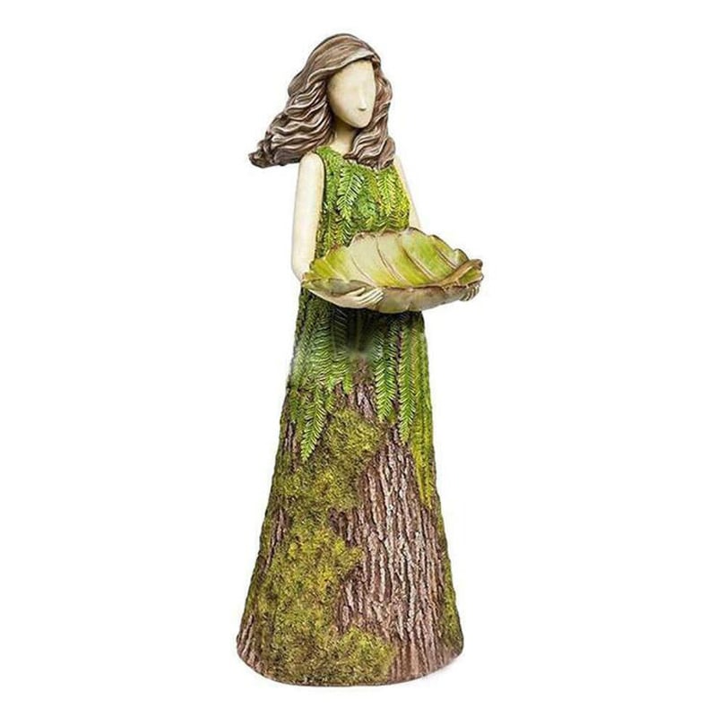 DJIWJDCDA Forest Girl Bird Feeder - Bird Feeder Fairy Statue