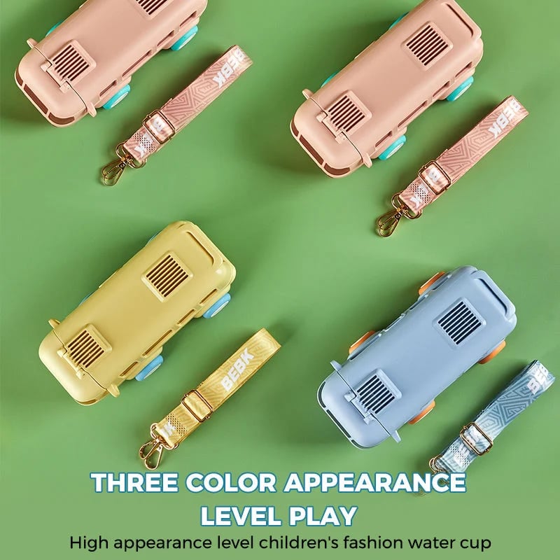 DJIWJDCDA Portable Water Cup in Bus Shape