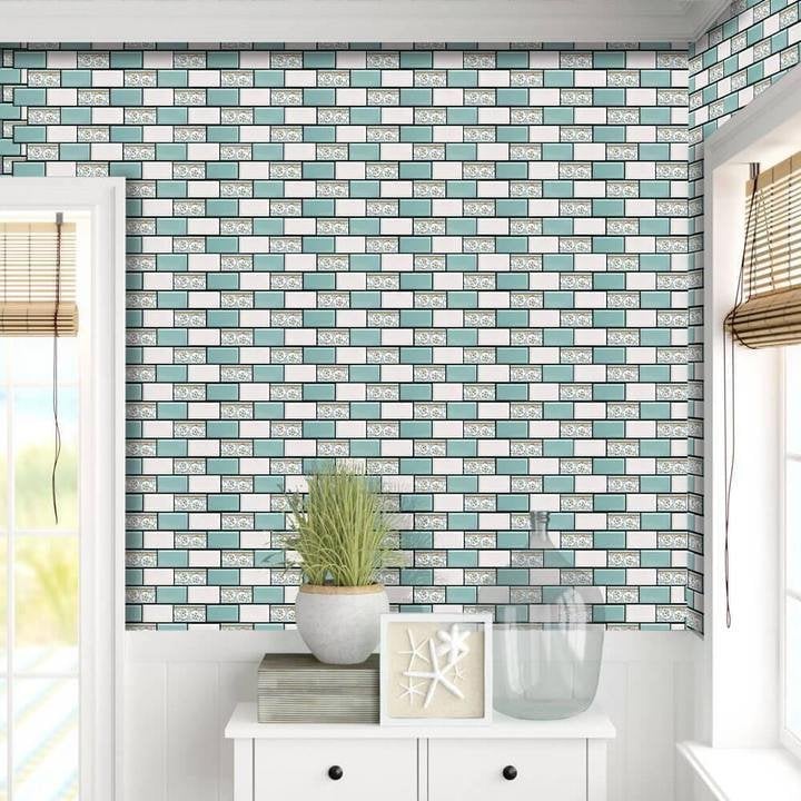 DJIWJDCDA 3D Peel and Stick Wall Tiles