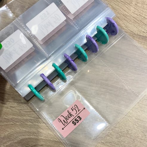 DJIWJDCDA 📒 Savings Binder l 52 Week Savings Challenge