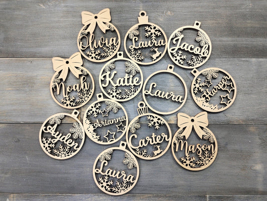 DJIWJDCDA 🎄Personalized Christmas Ornaments - perfect for every friend and family member