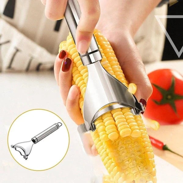 DJIWJDCDA Premium Stainless Steel Corn Peeler