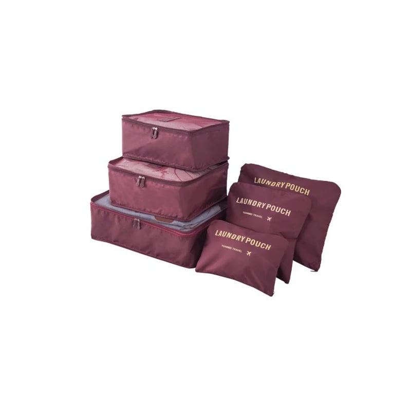 DJIWJDCDA ✈6 pieces portable luggage packing cubes🧳