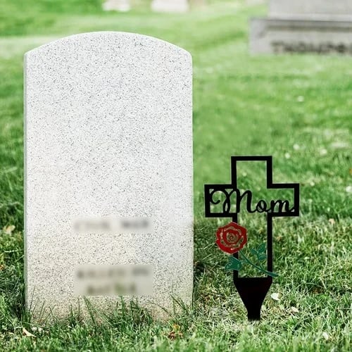 DJIWJDCDA Memorial Day Sale 70%OFF - Cemetery Memorial Cross Stake for Parents