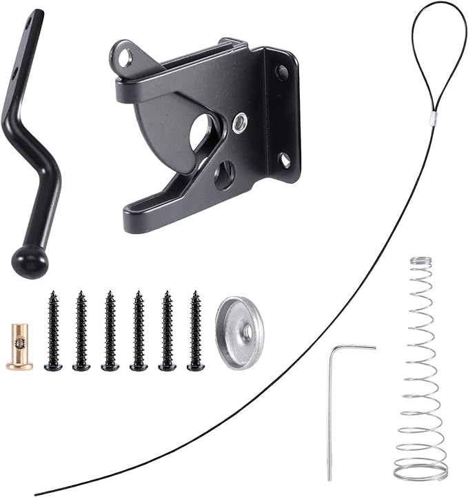 Self Locking Fence Gate Latch Carbon Steel