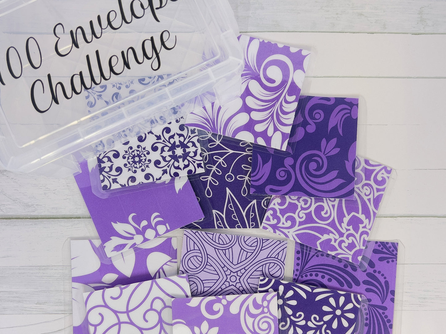 DJIWJDCDA ✉️100 Envelope Challenge Box Set|Easy And fun Way To Save $5,050