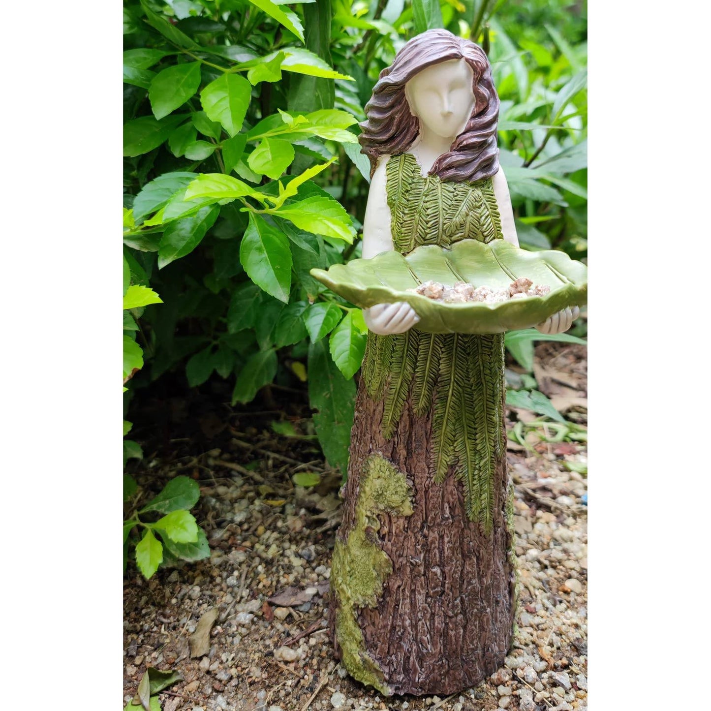 DJIWJDCDA Forest Girl Bird Feeder - Bird Feeder Fairy Statue