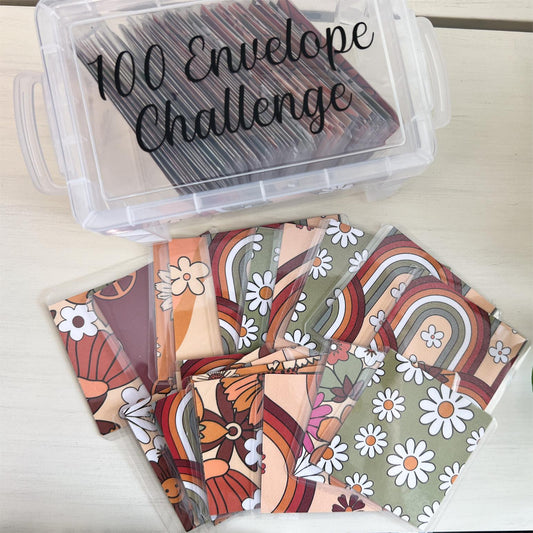 DJIWJDCDA ✉️100 Envelope Challenge Box Set|Easy And fun Way To Save $5,050