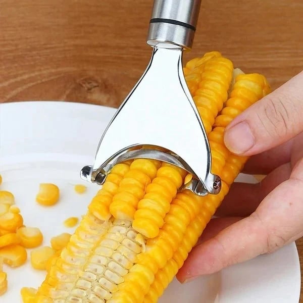 DJIWJDCDA Premium Stainless Steel Corn Peeler