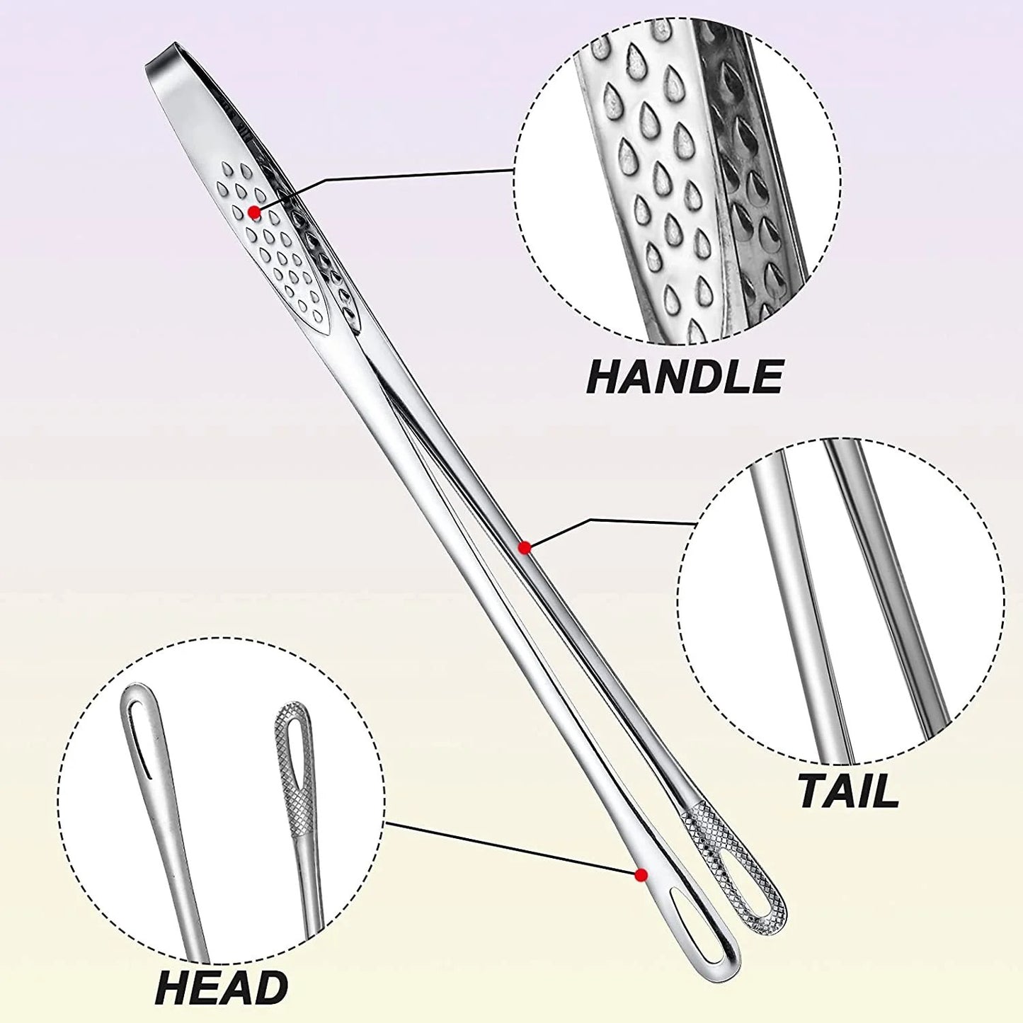 DJIWJDCDA (🔥Last day sale-50% OFF) Stainless Steel Grill Tongs