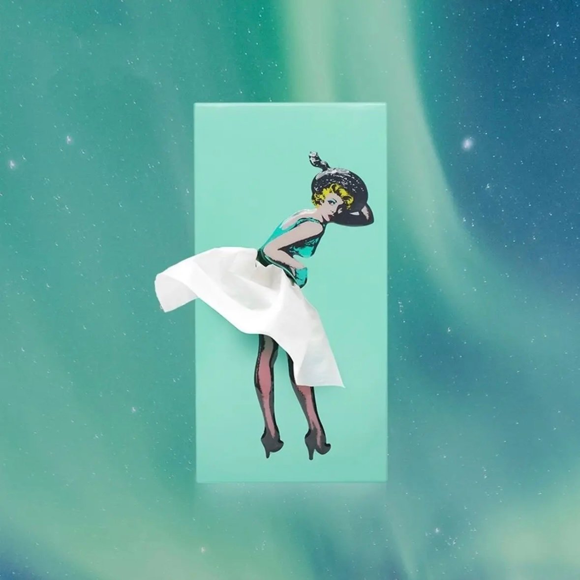 DJIWJDCDA 🎁 Flying Skirt Tissue Box