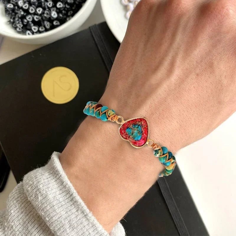 💖Passionate Heart Jasper Bracelet🎁