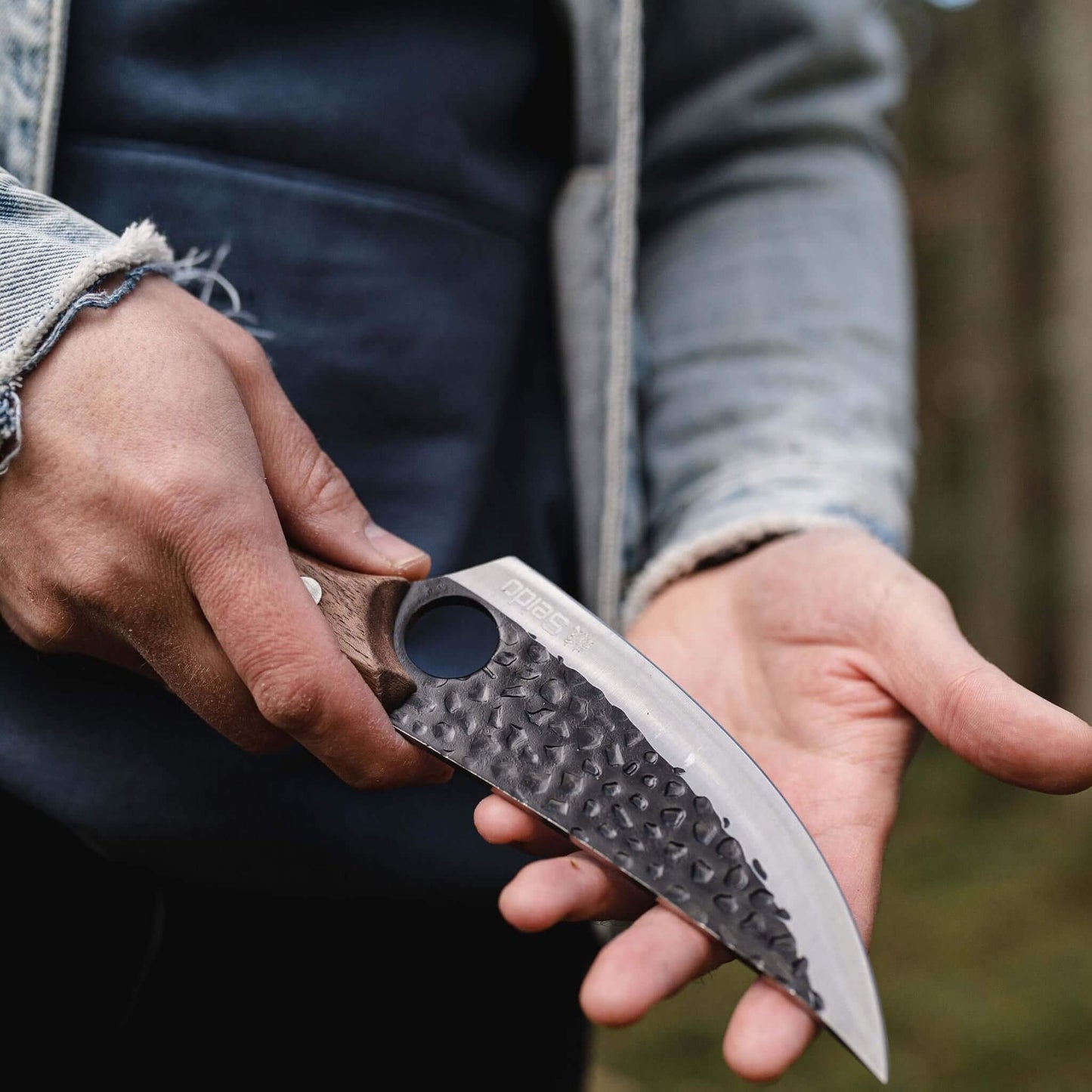 DJIWJDCDA Pure hand forged -Viking Knife