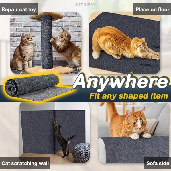 Free-cut Self-adhesive Cat Scratching Pad