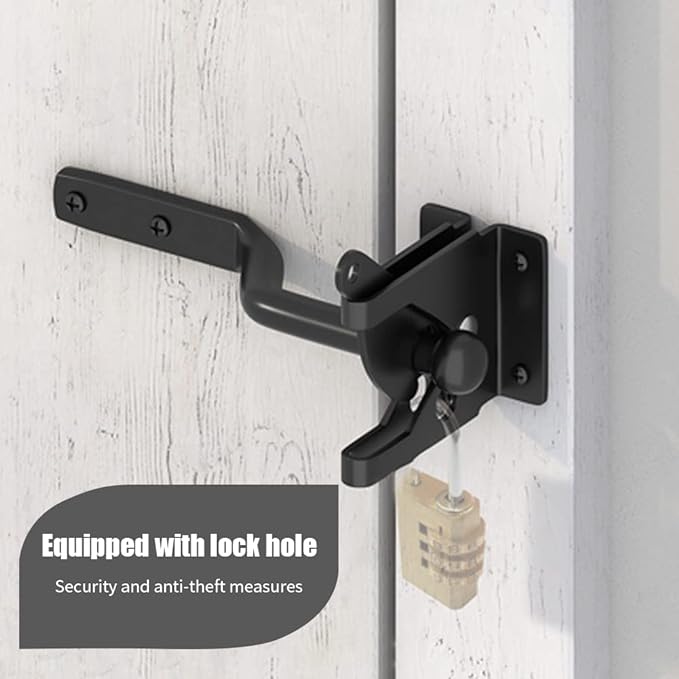 Self Locking Fence Gate Latch Carbon Steel