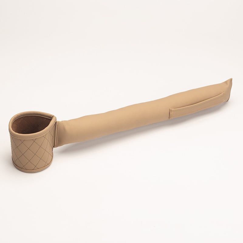 DJIWJDCDA 🚗Car Seat Gap Filler Pad Leather Console Side Pocket Organizer With One Cup🚗