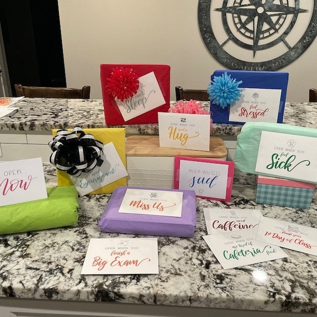 DJIWJDCDA Open When Envelopes | Packs of 16 message